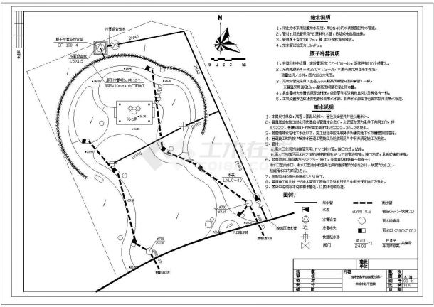 某深圳国际园林花卉博览园莲花山公园CAD设计节点施工图-图一