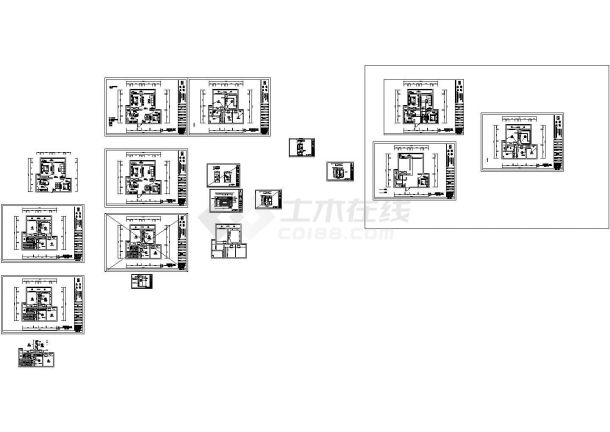 88平方小户型装修全套设计方案（全包预算+CAD+效果图）-图一