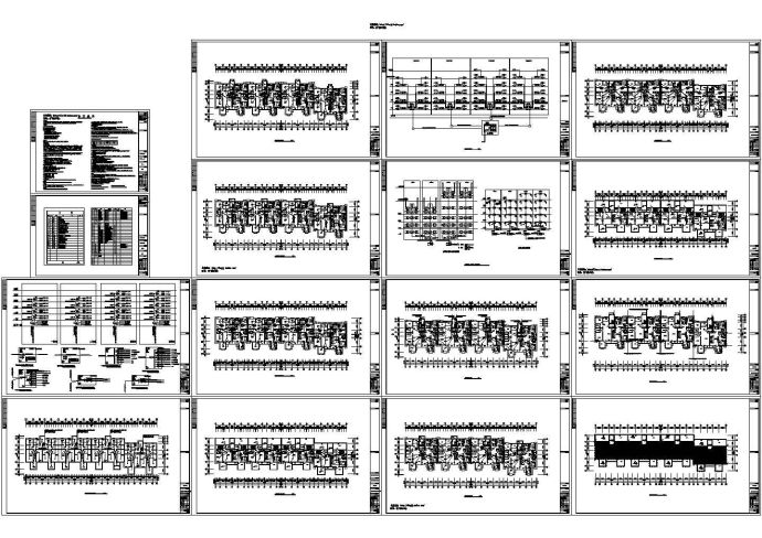 【扬州】4单元框剪结构住宅楼电施CAD图纸_图1