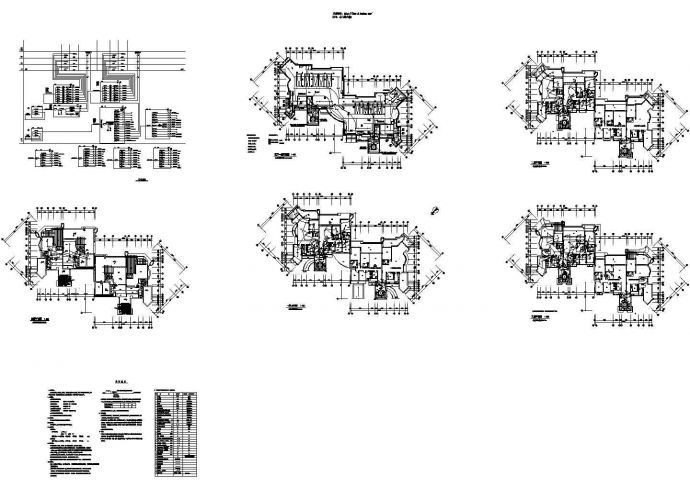 【南京】某12户框架高档住宅楼电系统图纸_图1