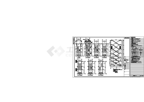 剪力墙结构楼梯节点构造详图及绘制说明-图二