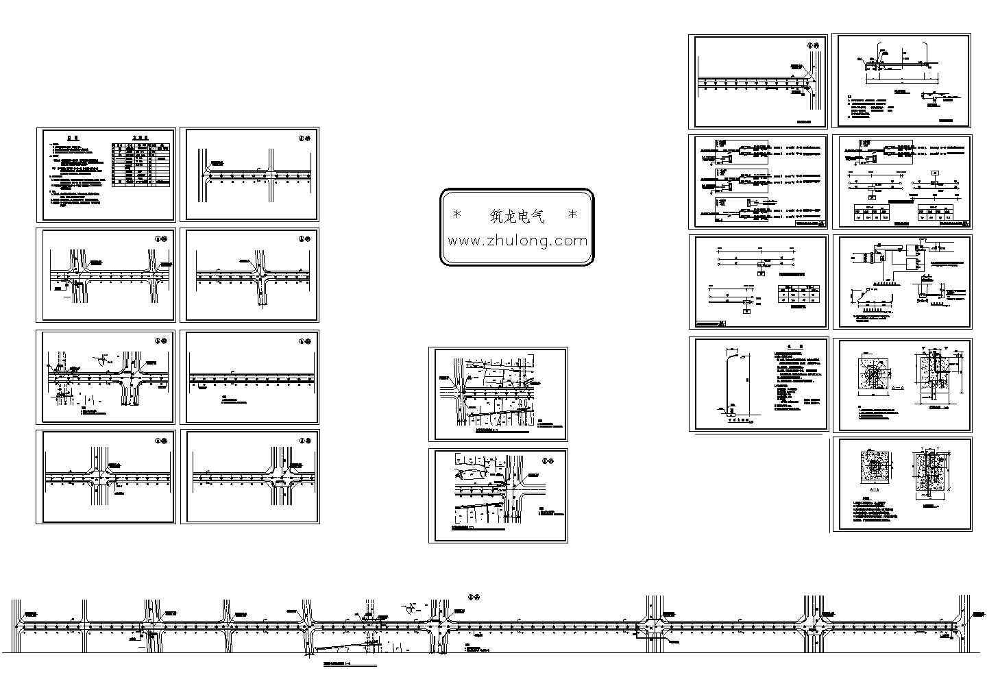 某路段路灯工程电气图纸