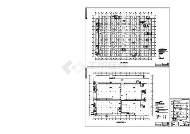 地下车库火灾报警CAD图-图一