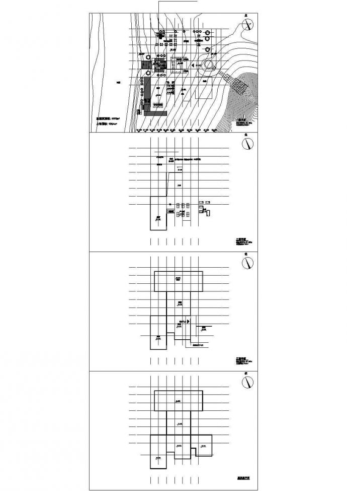 西班牙大独栋山地别墅建筑建设规划完整图纸_图1