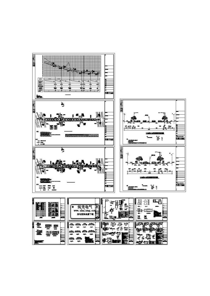 某市政道路工程电气CAD图纸_图1
