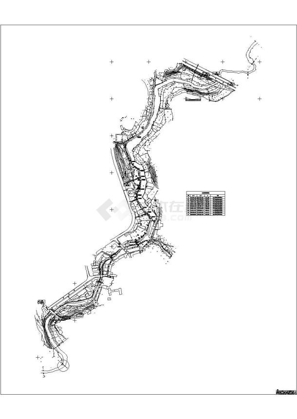 河道整治工程竣工图(堤防工程 污水管道工程)-图二