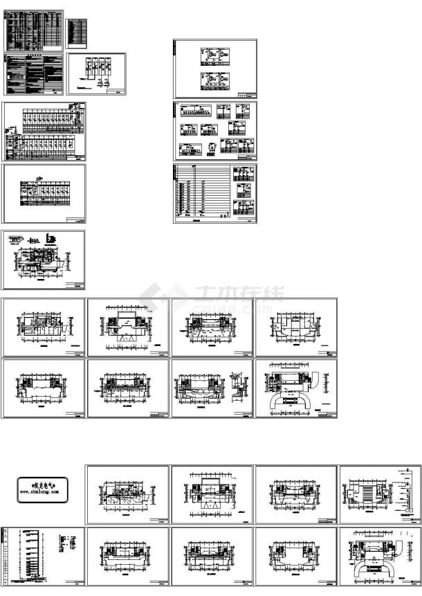 办公楼设计_十二层行政办公楼电气施工CAD图纸-图二