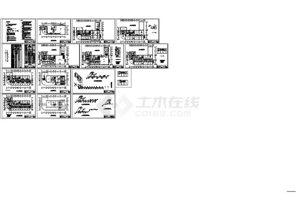 襄樊市某营业大楼空调通风设计图纸-图二