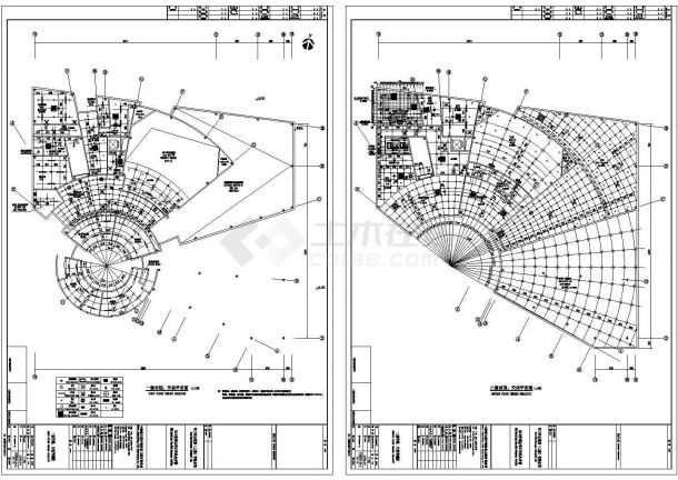 某世博会可口可乐企业馆设计cad全套建筑施工图（含设计说明，含结构设计）-图一