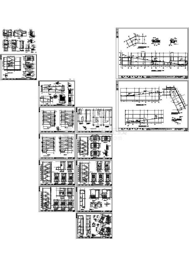 某建设公司长宝大厦（多层框架结构）设计cad全套建筑施工图（含设计说明）-图二
