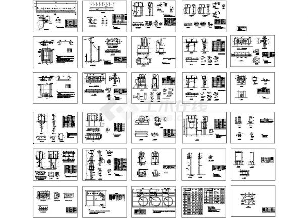 电站、变电所电气及设备设计CAD图纸-图一