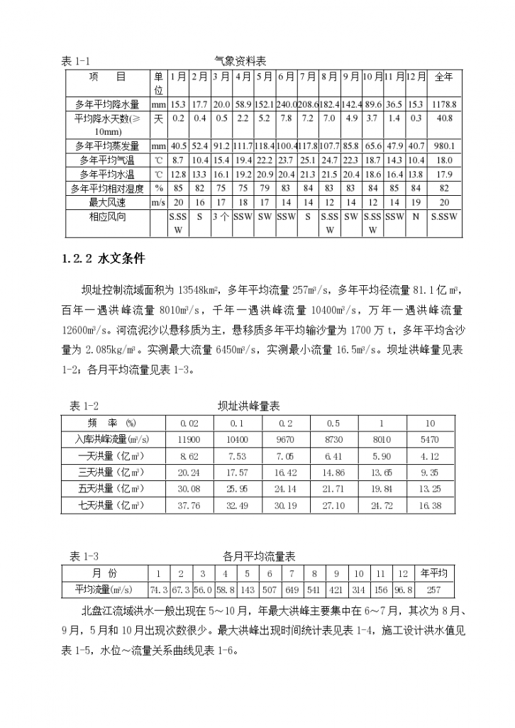 光照水电站厂房结构工程施工组织设计方案-图二