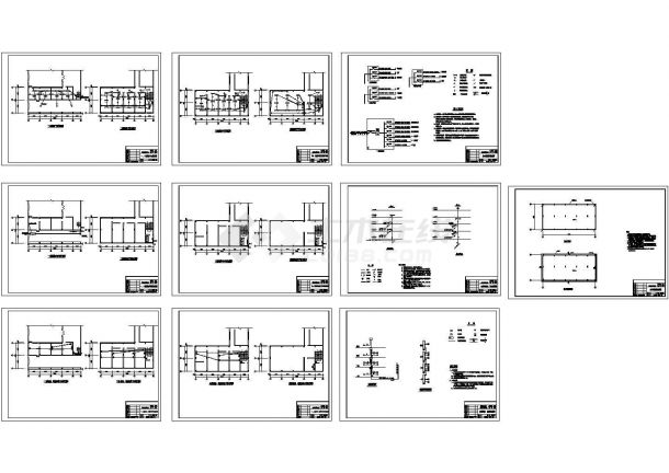 办公楼设计_江西上饶某办公楼水、电设计CAD图纸-图二
