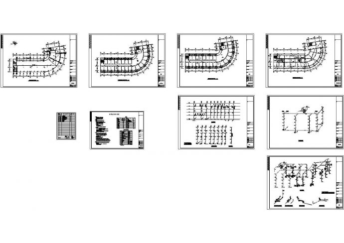 某5层J型宿舍楼建筑给排水施工详图_图1
