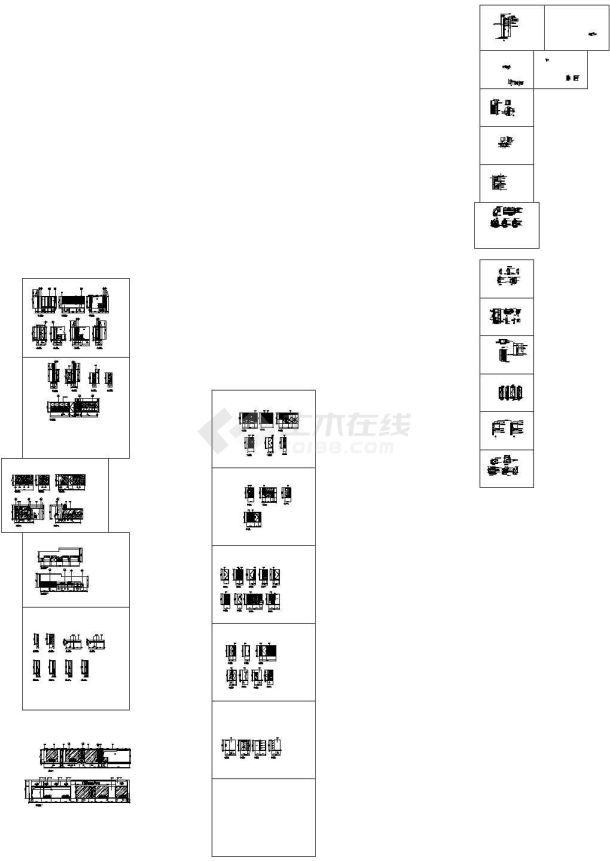 哈根达斯店铺室内装修cad施工图-图二