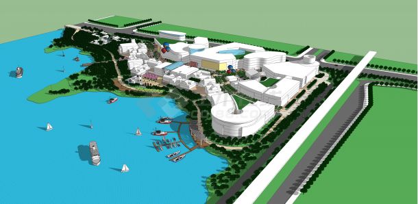滨江休闲商业区景观规划设计方案-图二