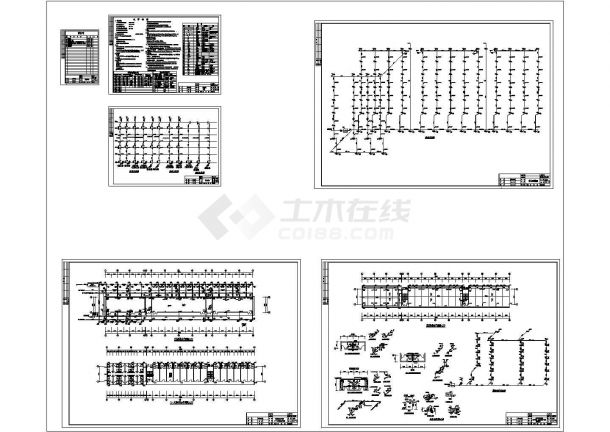 某6层职工宿舍楼给排水施工全套CAD方案详图-图一