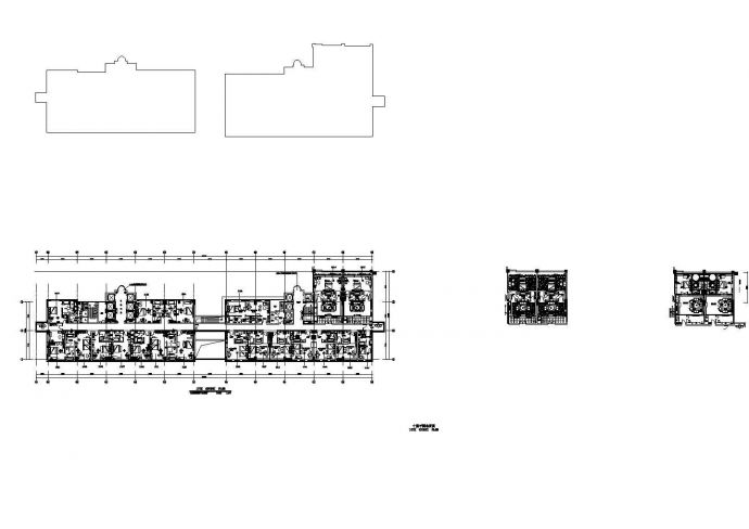 松邦酒店四层客房施工整套非常标准设计cad图纸_图1