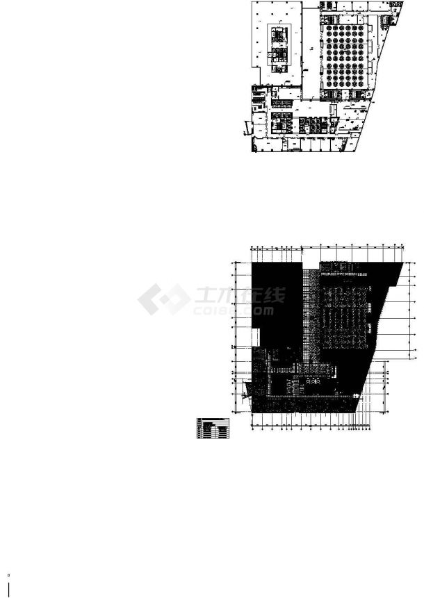 55层松邦酒店七层施工整套非常标准设计cad图纸-图一