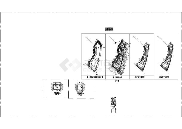 [广东]21米深基坑地下连续墙锚索加三道内支撑支护施工图（环境复杂地下水丰富）-图二