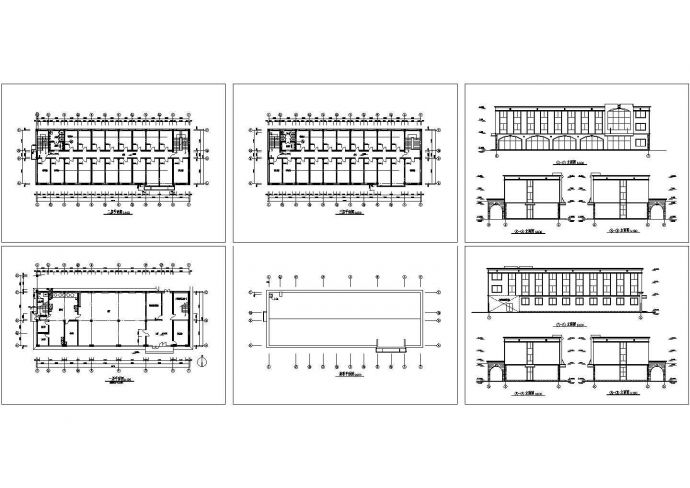 学生宿舍楼建筑图整套cad设计施工图_图1