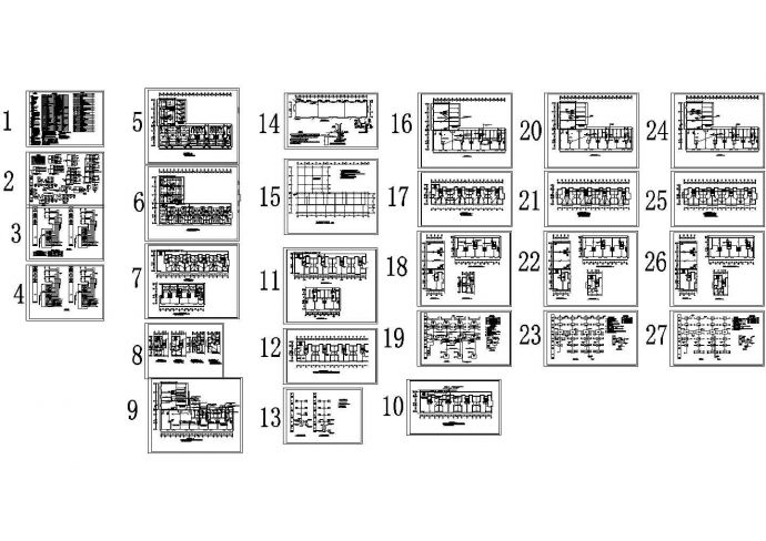 复杂的综合楼电气CAD图_图1