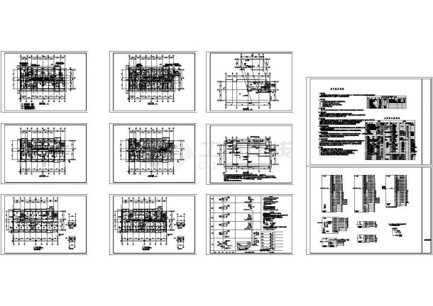职工宿舍电气设计施工CAD图纸-图二