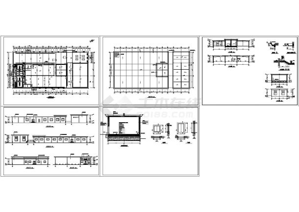 临海一整套冷库建筑设计方案图纸-图一