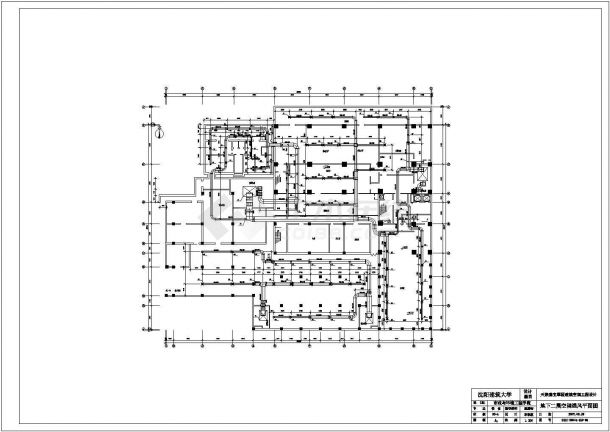 [天津]某多层框架结构住宅楼全套空调工程设计cad施工图（含设计说明）-图二