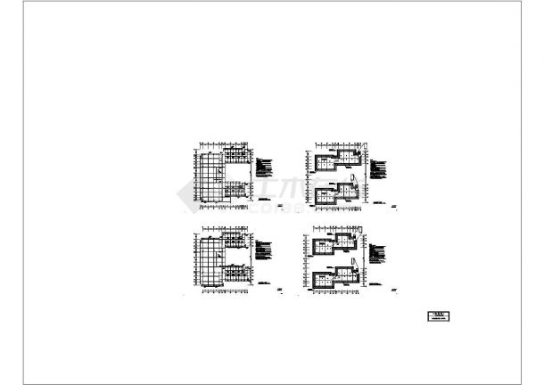 某六层框架结构大学生公寓楼配电设计cad全套电气施工图（含设计说明，含弱电设计，含防雷设计）-图二