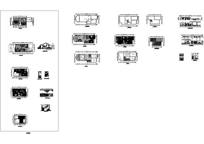 某三层带底层车库别墅室内装修设计cad全套施工图纸（甲级院设计）_图1