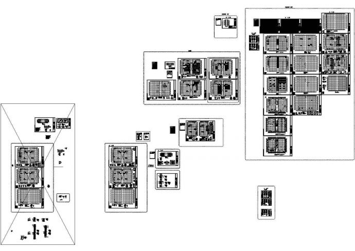 钢混板柱结构加固及拆除结构施工图_图1