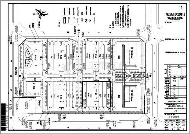 厂房设计_三层钢筋混凝土工业厂房全套施工图设计（CAD）-图二