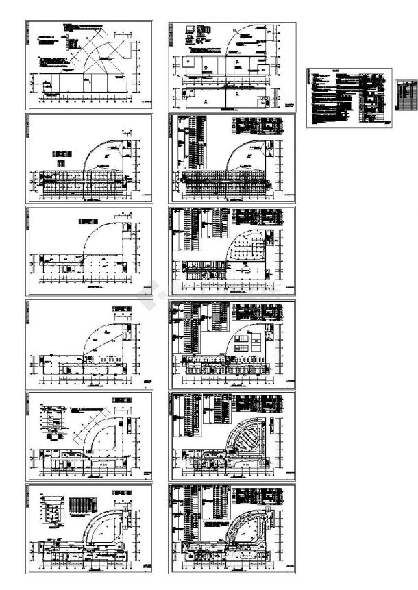 某厂区附属综合楼电气设计CAD图纸-图二