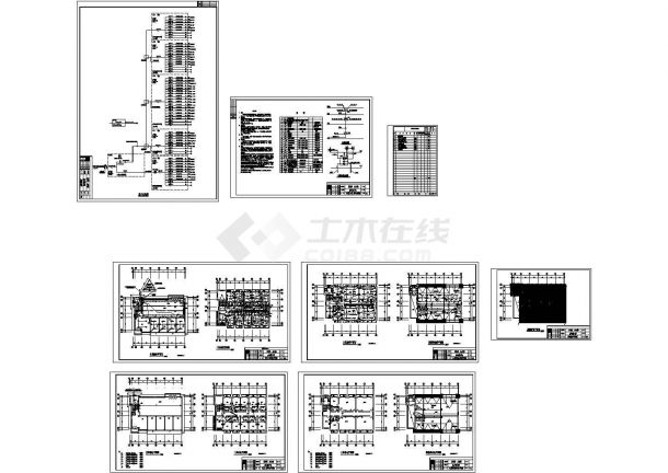 办公楼设计_昌黎县某三层办公楼电气设计CAD图纸-图一