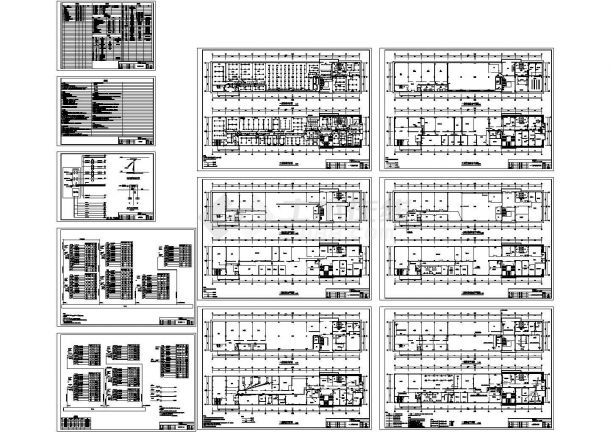 办公楼设计_某四层办公楼强、弱电设计CAD图纸-图一