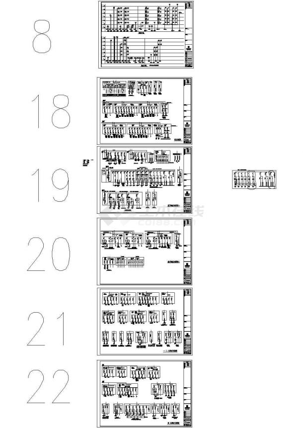 河北某大厦全套电气施工图-图二