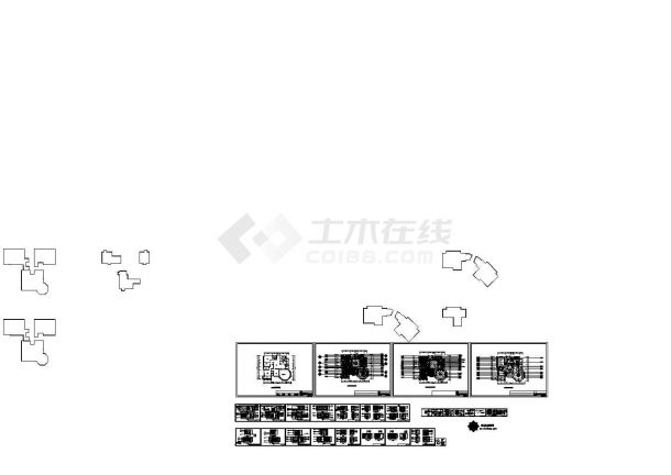 [广东]某欧式风格四室两厅室内装修施工图含效果-图一