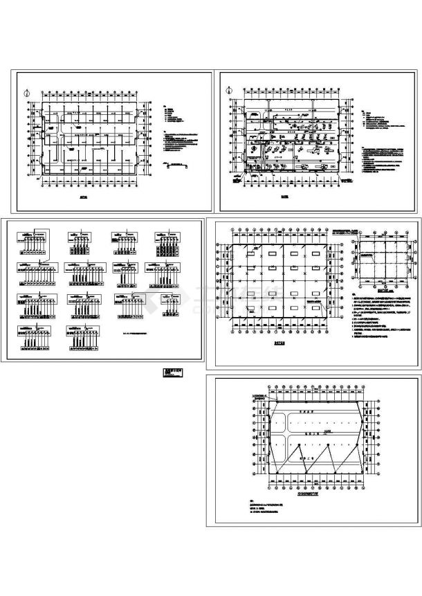 某工业厂房电气施工CAD图-图一