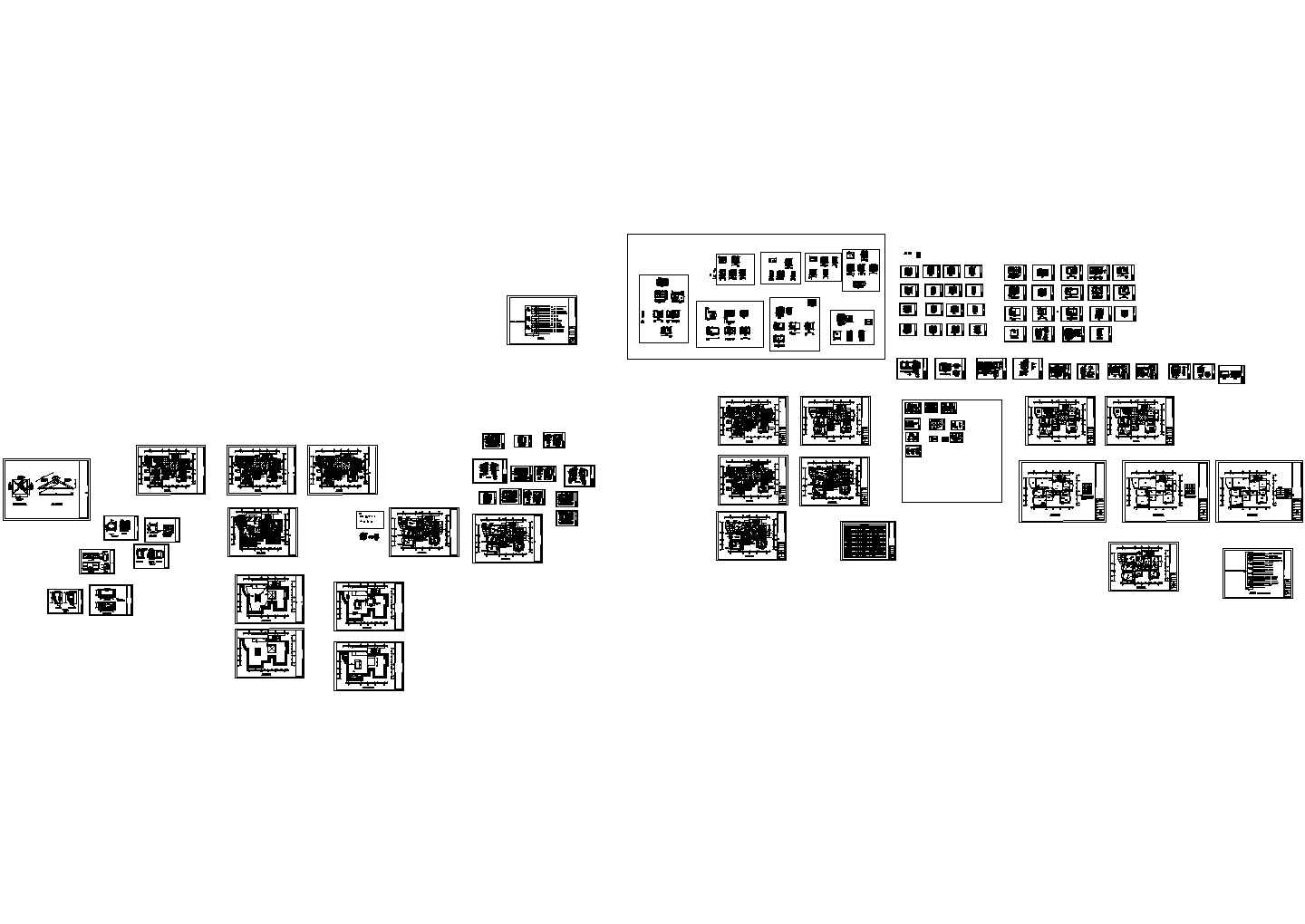 五室两厅三卫装修图（带空中花园）