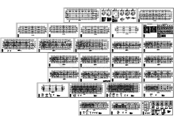 13层框架剪力墙住宅结构施工图（CAD）-图一