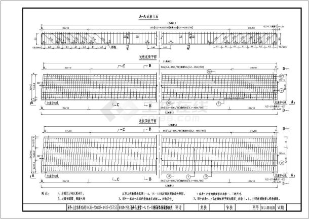 某净跨155米钢筋混凝土箱形拱桥CAD施工节点完整图纸-图一