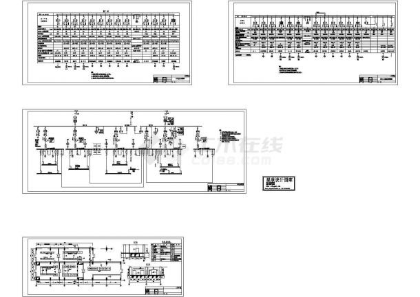 某工厂6kV高压一次系统及平面图cad施工图设计-图一