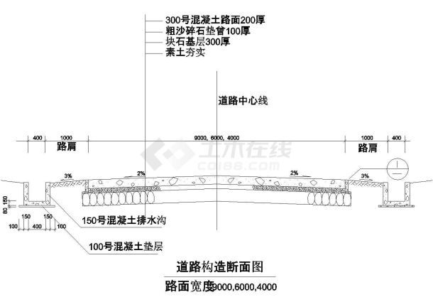 建筑室外构造详图cad施工图设计-图一