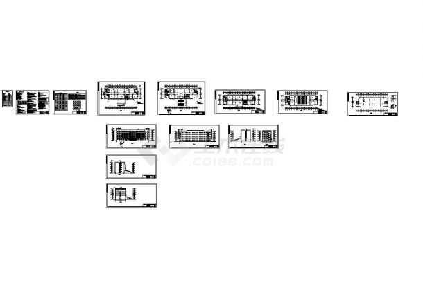 山西某五层综合教学楼建筑设计施工图-图二