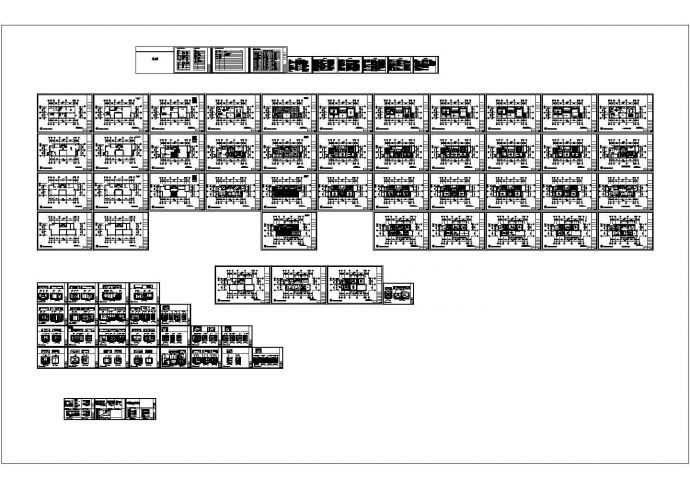 宁波简约温馨三层别墅室内设计CAD施工图_图1