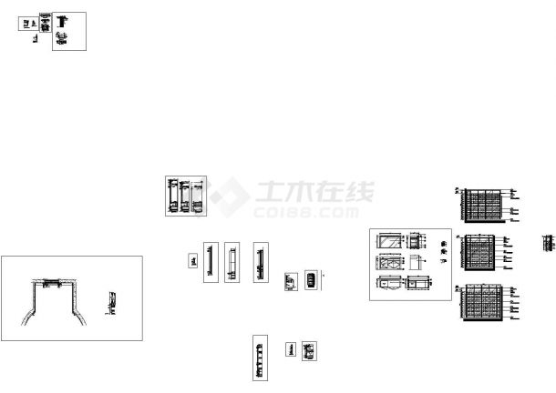 上海高档现代风格三层别墅住宅施工图-图二