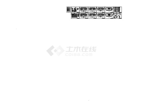 办公楼设计_某多层欧式商务办公楼中央空调管道设计cad全套施工图（含设计说明）-图二