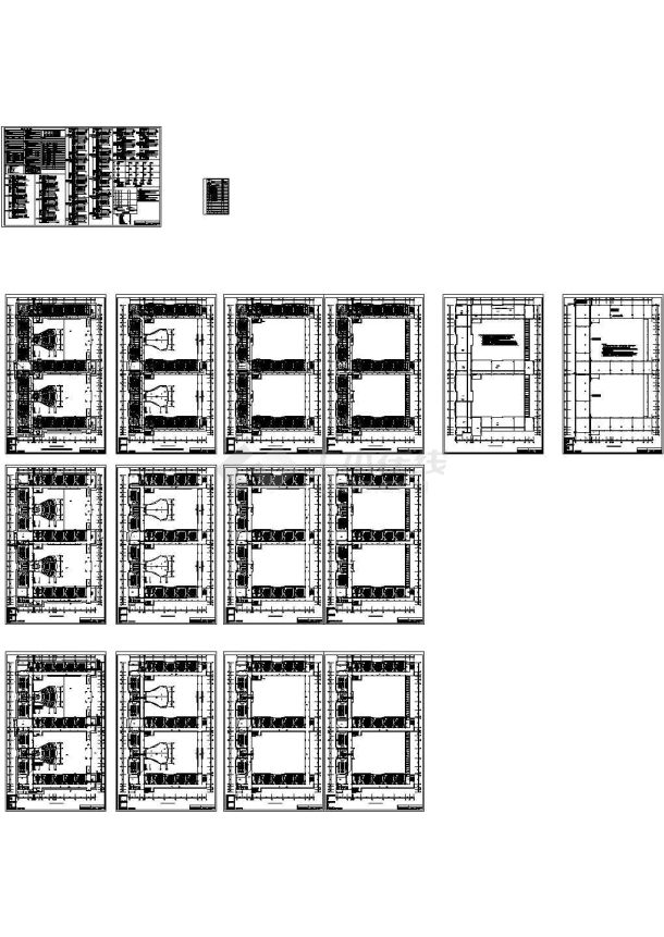 [五河]中学教学楼建筑电气施工图纸-图二