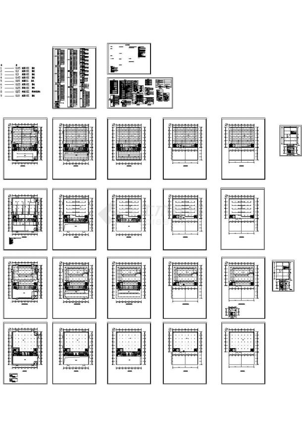 [黑龙江]生产车间展厅电气施工图（甲级院设计），含电气设计说明 图例表 图纸目录 符号文字-图一
